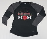 Tecumseh Arrows Chevron Basketball Mom Ladies Raglan, Long Sleeve T-Shirt