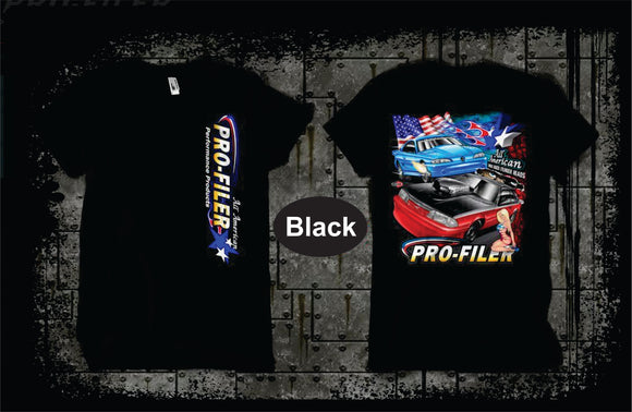 Pro-Filer All American Mustangs T-Shirt - Black