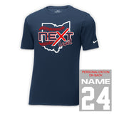 Next Level Baseball 2021 Ohio Crest Nike Premium Soft T-shirt