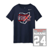 Next Level Baseball 2021 Ohio Crest Nike Premium Soft T-shirt