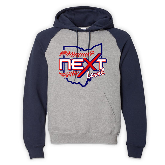 Next Level Baseball 2021 Russell Athletic Colorblock Hoodie