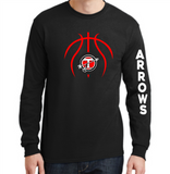Tecumseh Arrows Basketball Long Sleeve T-Shirt