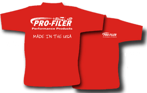 Pro-Filer Made in USA Eyes T-Shirt - Red